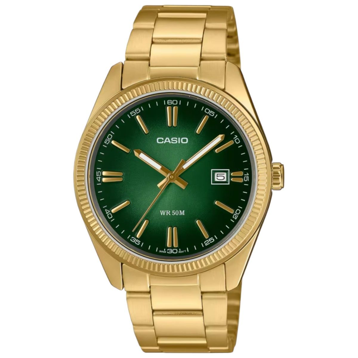 Casio Orologio Classic Gold&Green Acciaio Collection Casio Orologio Classic Gold&Green Acciaio Collection