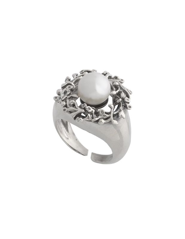 Anello chevalier perla Albero della Vita - Spadafora Gioielli Anello chevalier perla Albero della Vita - Spadafora Gioielli