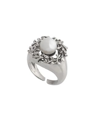 Anello chevalier perla Albero della Vita - Spadafora Gioielli Anello chevalier perla Albero della Vita - Spadafora Gioielli