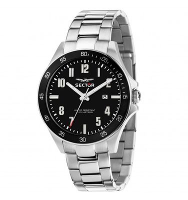 Orologio Sector 230 Uomo Nero 43mm Orologio Sector 230 Uomo Nero 43mm