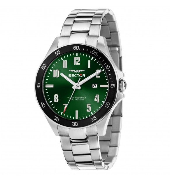 Orologio Sector 230 Verde Uomo 43mm Orologio Sector 230 Verde Uomo 43mm