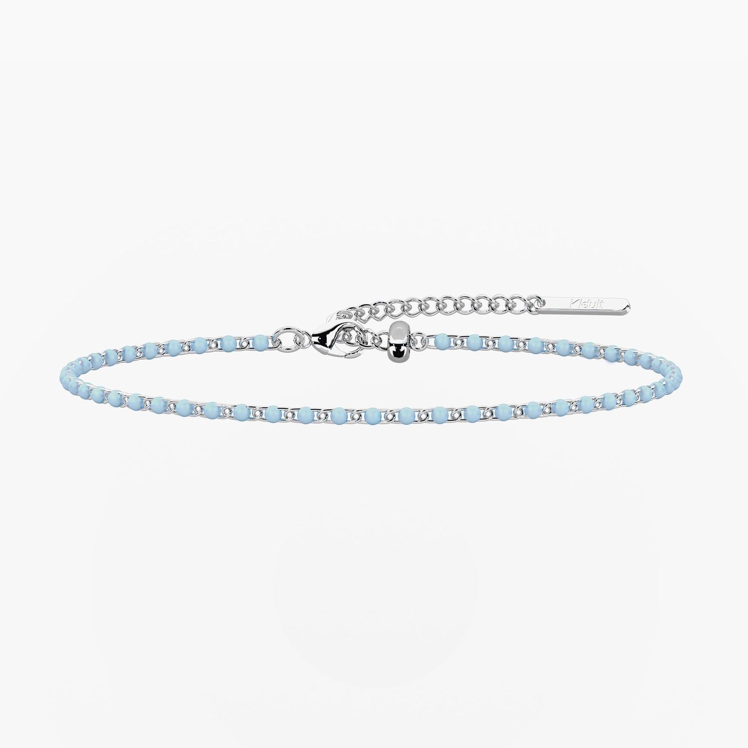 Cavigliera componibile azzurra Kidult BY YOU
