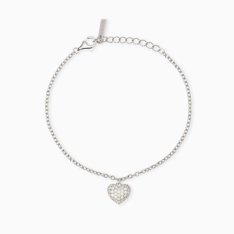 Bracciale regolabile con ciondolo cuore Feeling Mabina