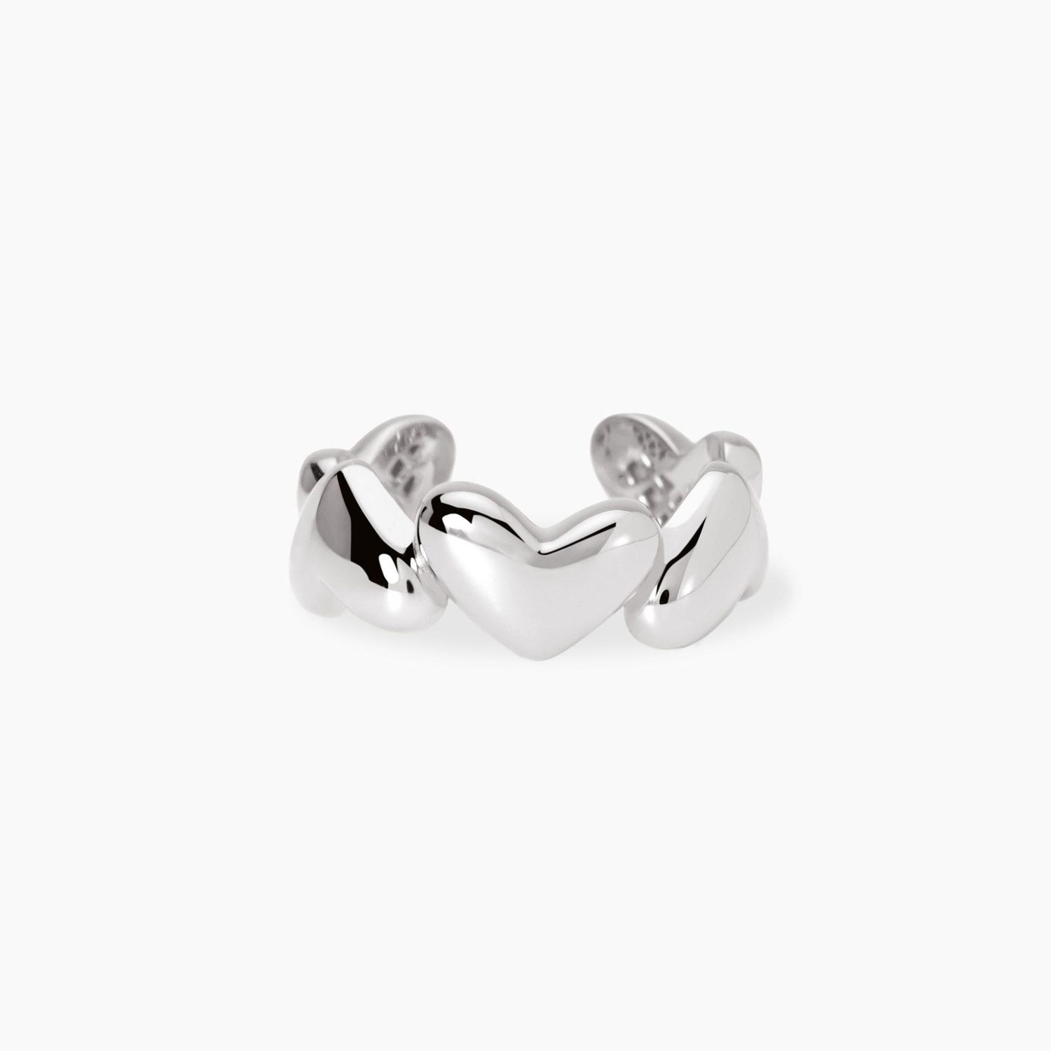 Anello contrarie' in argento Capogiro Mabina