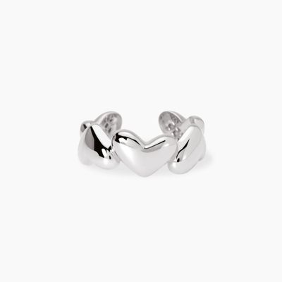 Anello contrarie' in argento Capogiro Mabina