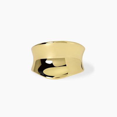 Anello contrarie' in argento dorato Amazing Mabina