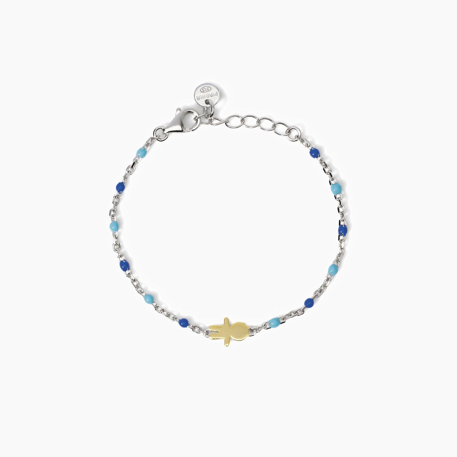 Bracciale bambino in argento e oro 9k Mio Mabina