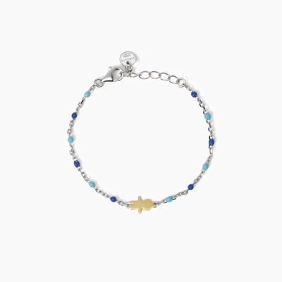 Bracciale bambino in argento e oro 9k Mio Mabina