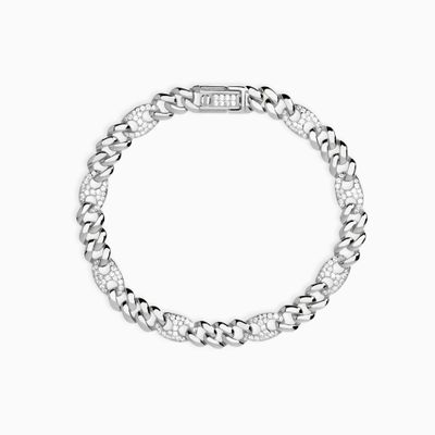 Bracciale in argento con zirconi Privilegio Mabina