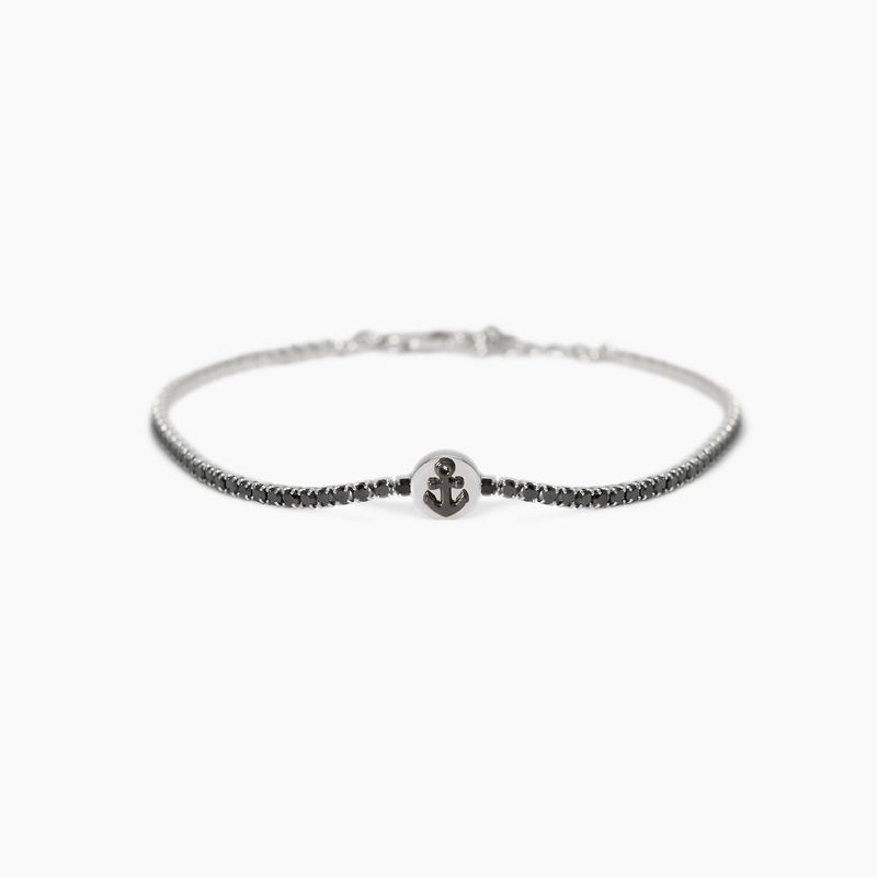Bracciale tennis da uomo con ancora Cruise Mabina Uomo