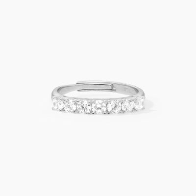Anello veretta con zirconi SEVENTIES Mabina