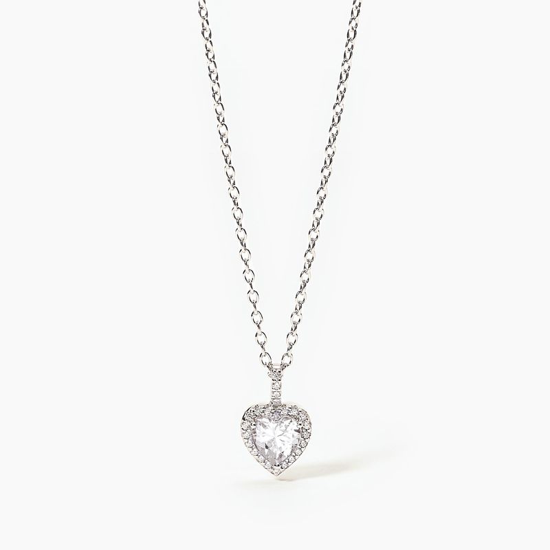 Girocollo con ciondolo a cuore in zirconi LOVE AFFAIR Mabina