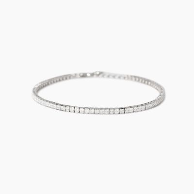 Bracciale tennis uomo con zirconi bianchi Tennis Club Mabina