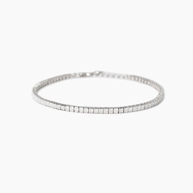 Bracciale tennis uomo con zirconi bianchi Tennis Club Mabina