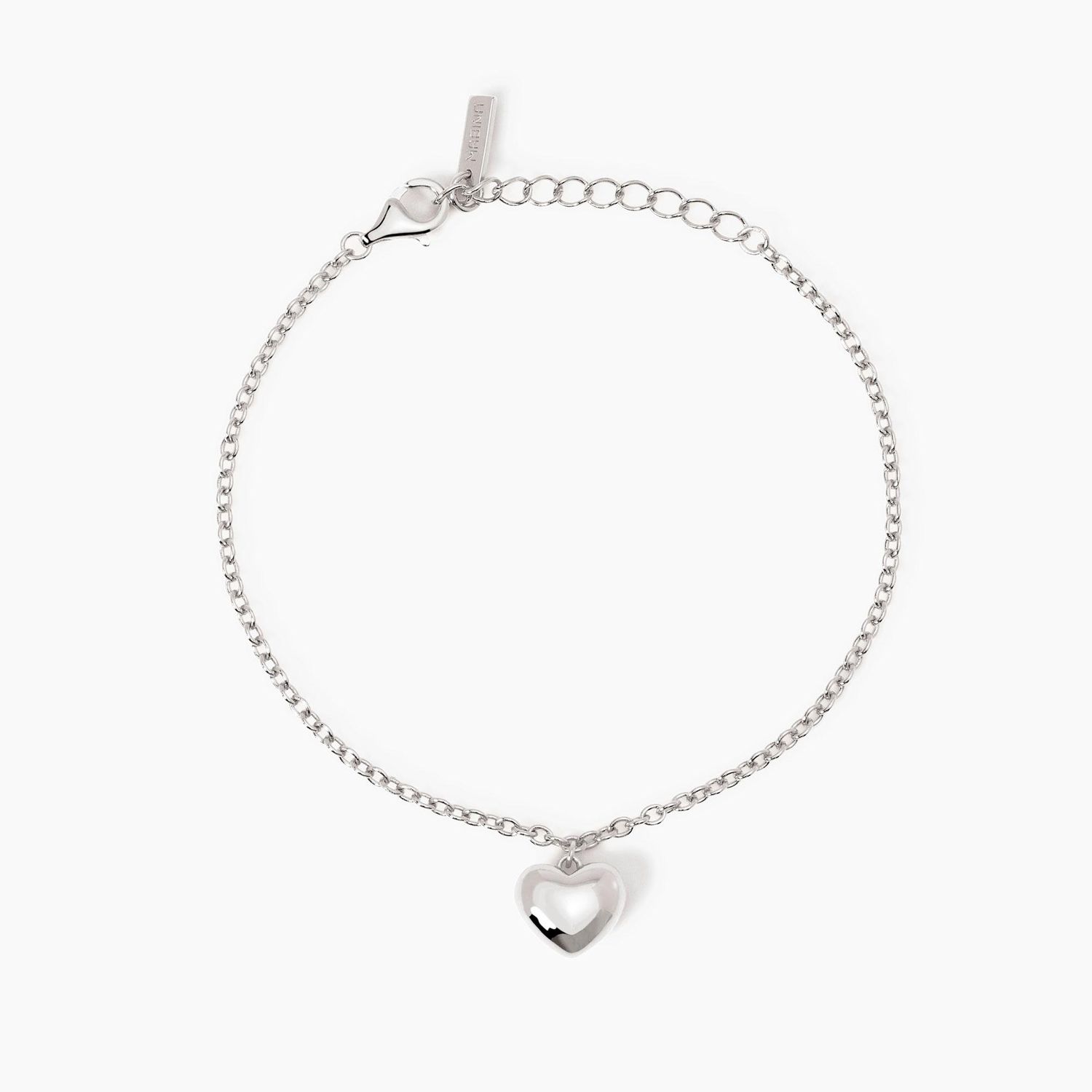 Bracciale in argento con ciondolo cuore Feeling Mabina