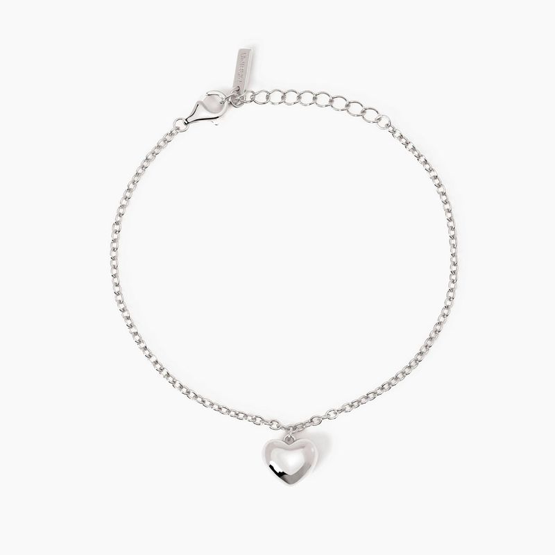 Bracciale in argento con ciondolo cuore Feeling Mabina