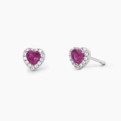 Orecchini con rubini sintetici LOVE AFFAIR Mabina