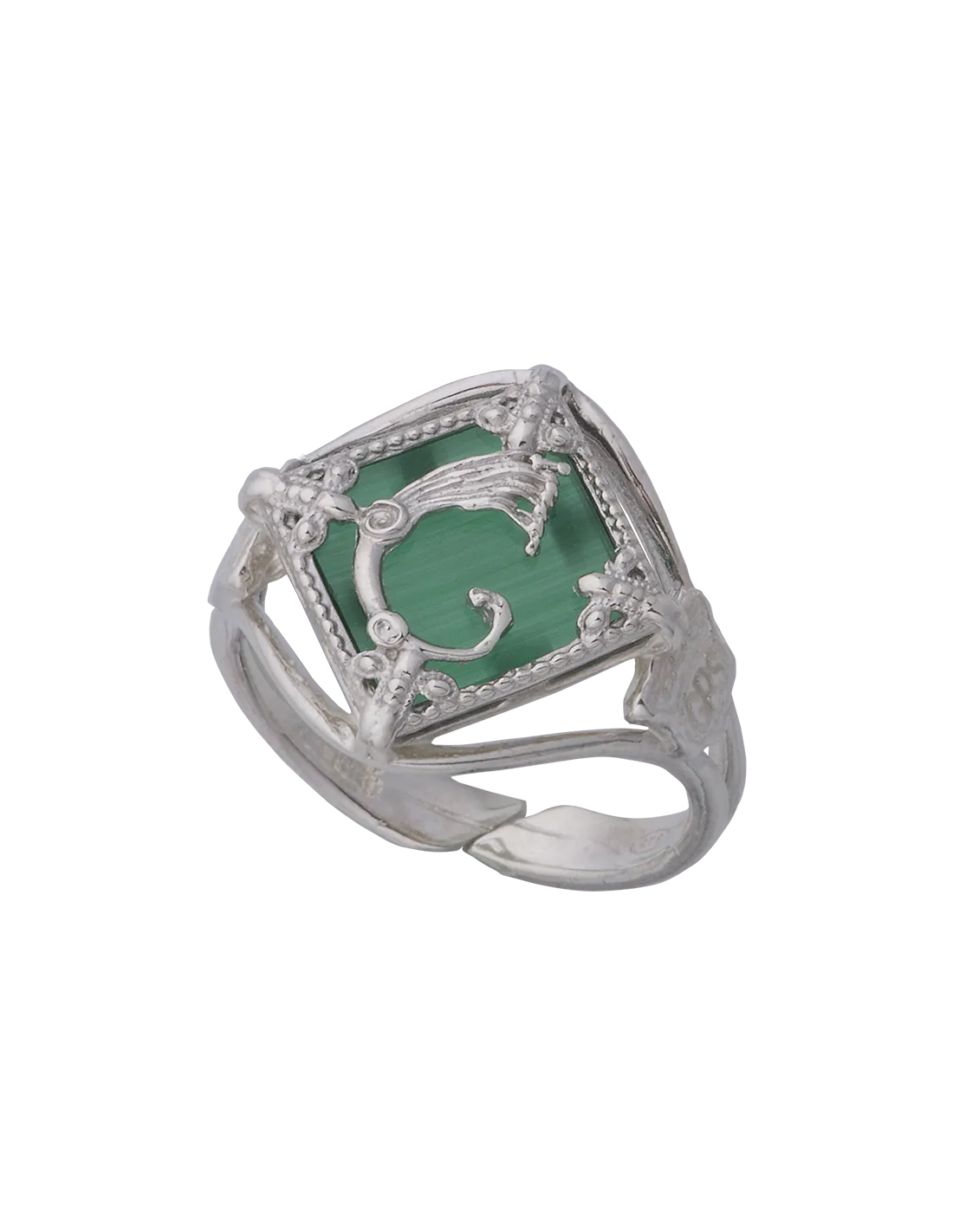Anello Rhombus Verde  - Spadafora gioielli