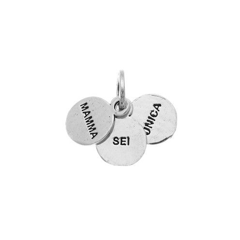 Charm ''Mamma Sei Unica'' - Giovanni Raspini Charm ''Mamma Sei Unica'' - Giovanni Raspini