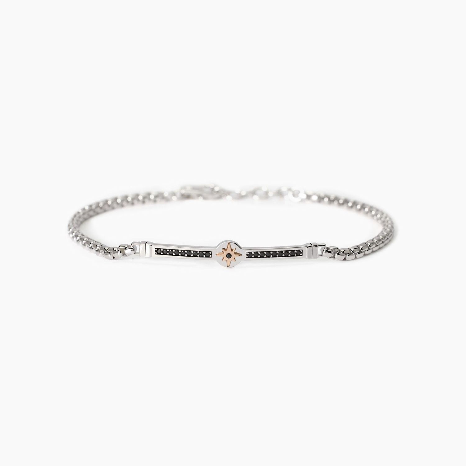 Bracciale con placca centrale ancora Cruise  Mabina Uomo
