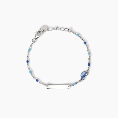 Bracciale personalizzabile con coccinella Ladybug-Tag Mabina