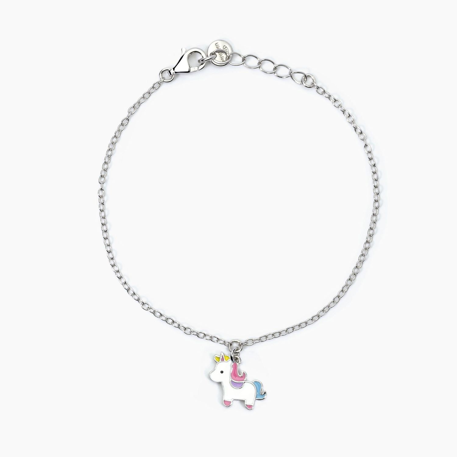Bracciale in argento con unicorno UNICORNO MAGICO  Mabina