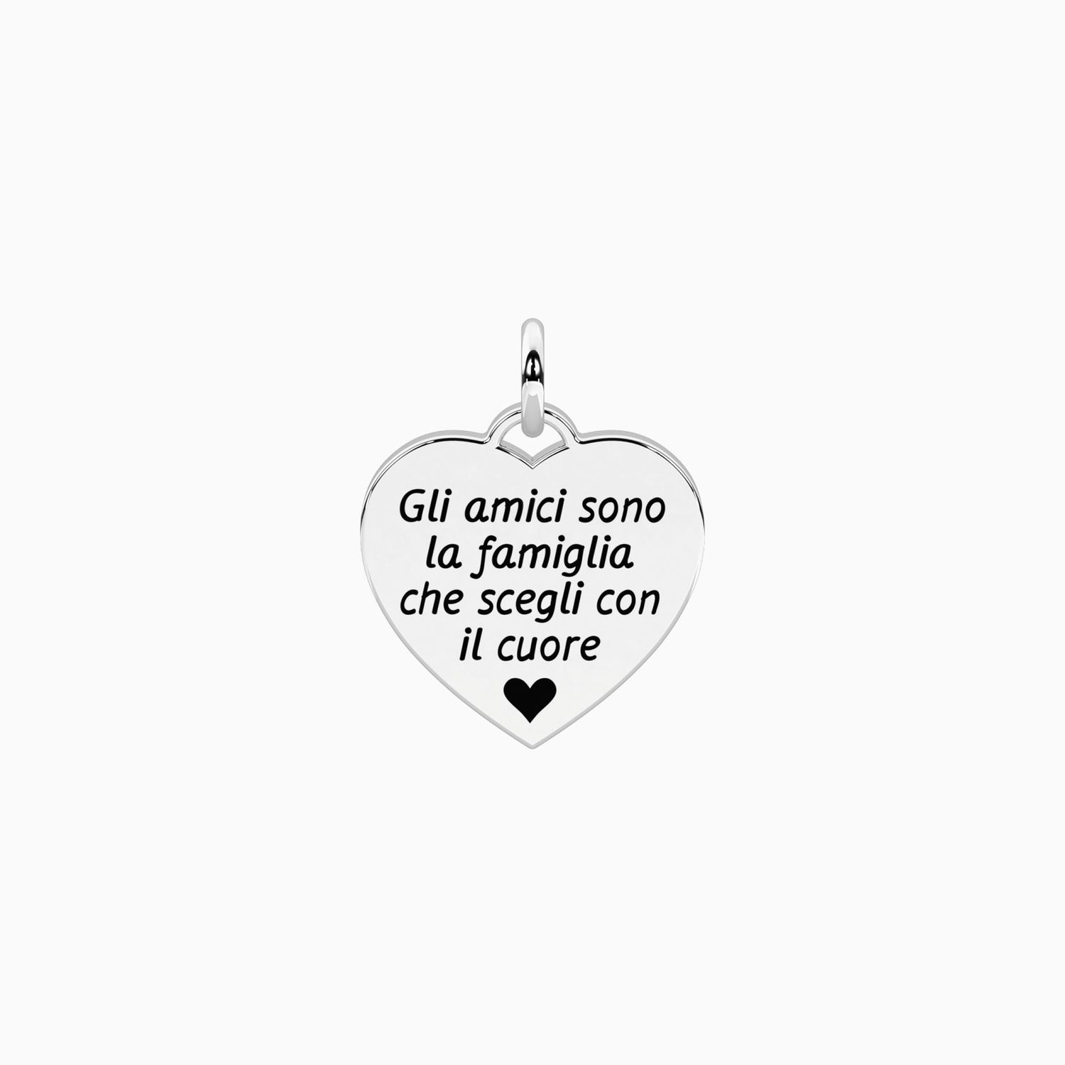 Ciondolo cuore con frase amicizia Kidult