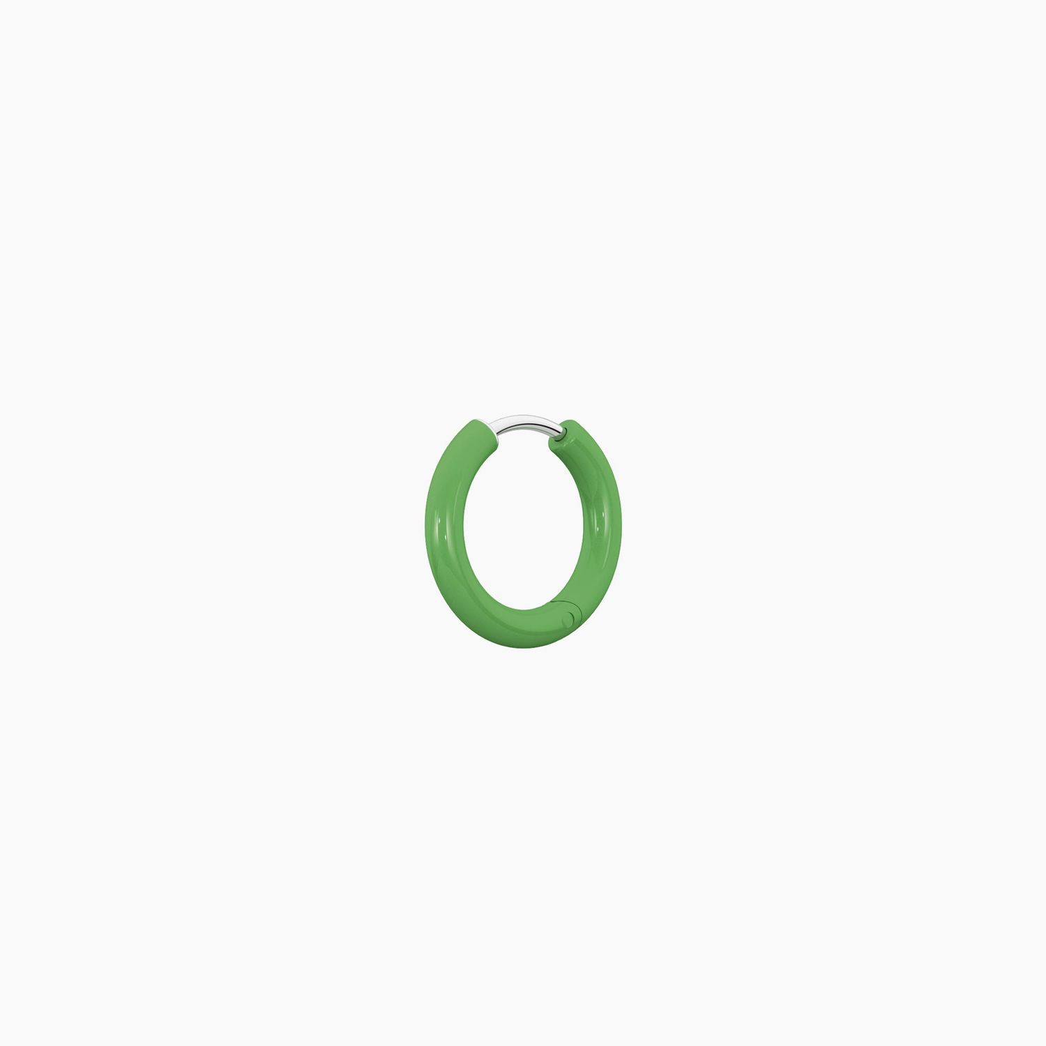 Orecchino componibile a cerchio verde Kidult