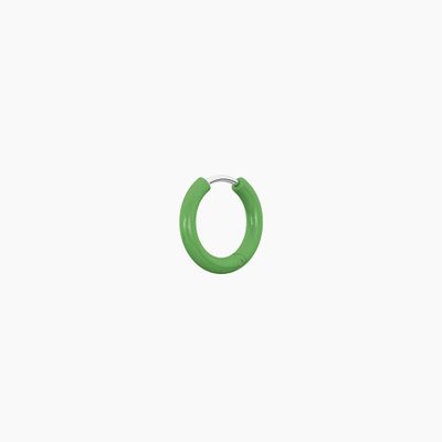Orecchino componibile a cerchio verde Kidult