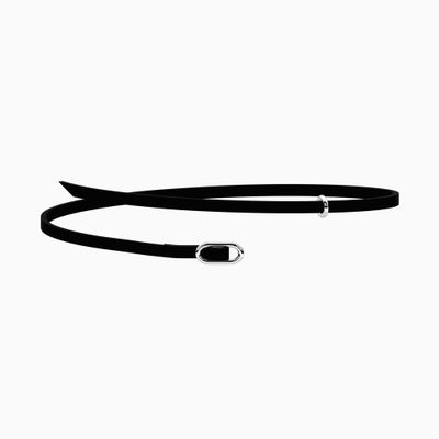 Choker-bracciale componibile in camoscio nero Kidult