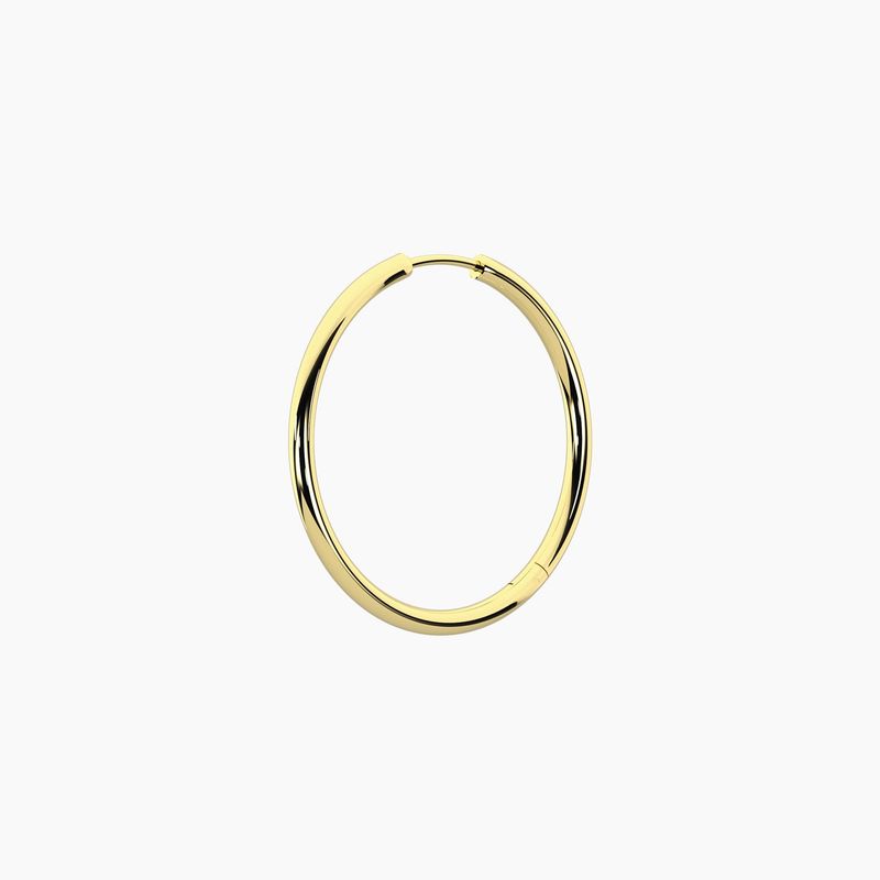 Orecchino dorato componibile a cerchio Kidult