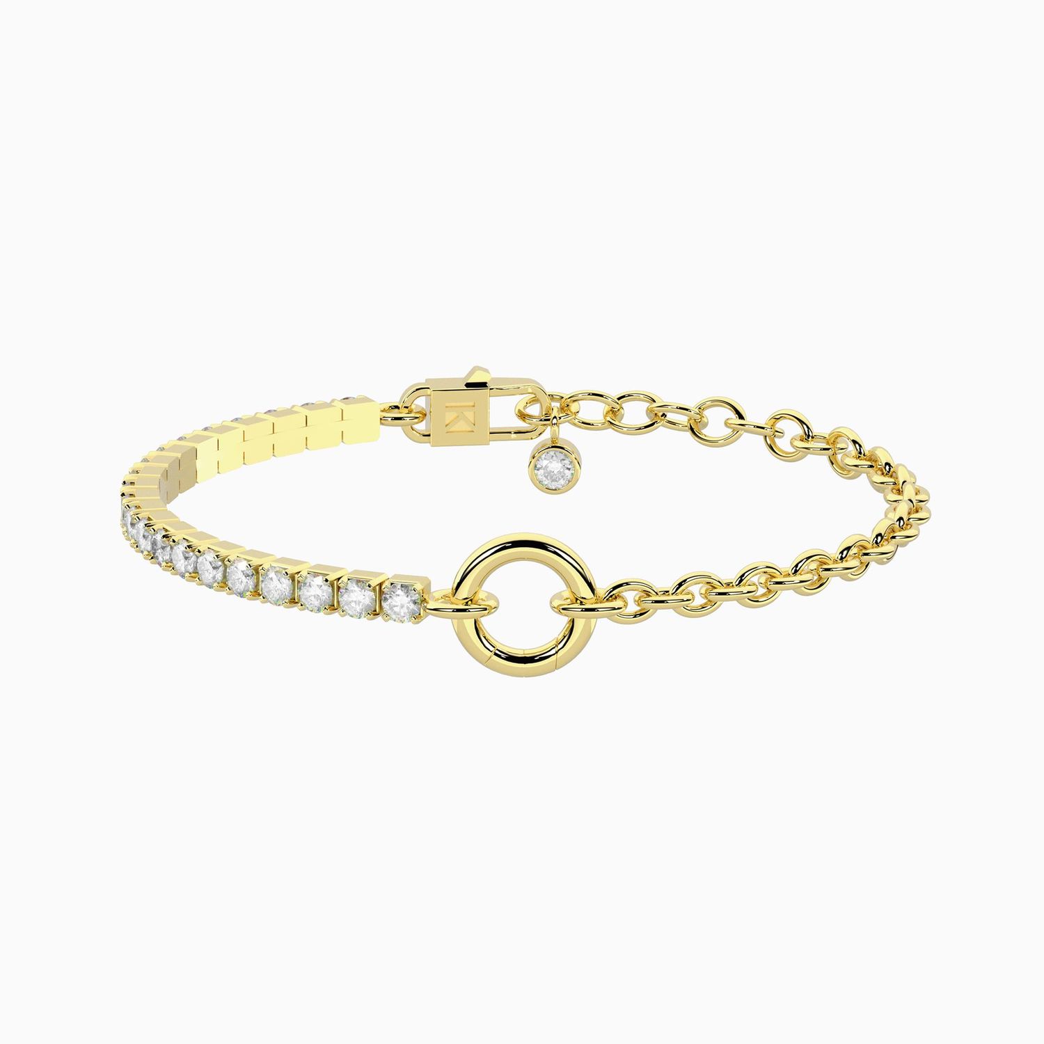 Bracciale dorato con catena rolÃ² Kidult