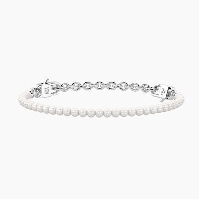 Bracciale componibile con perle conchiglia Kidult