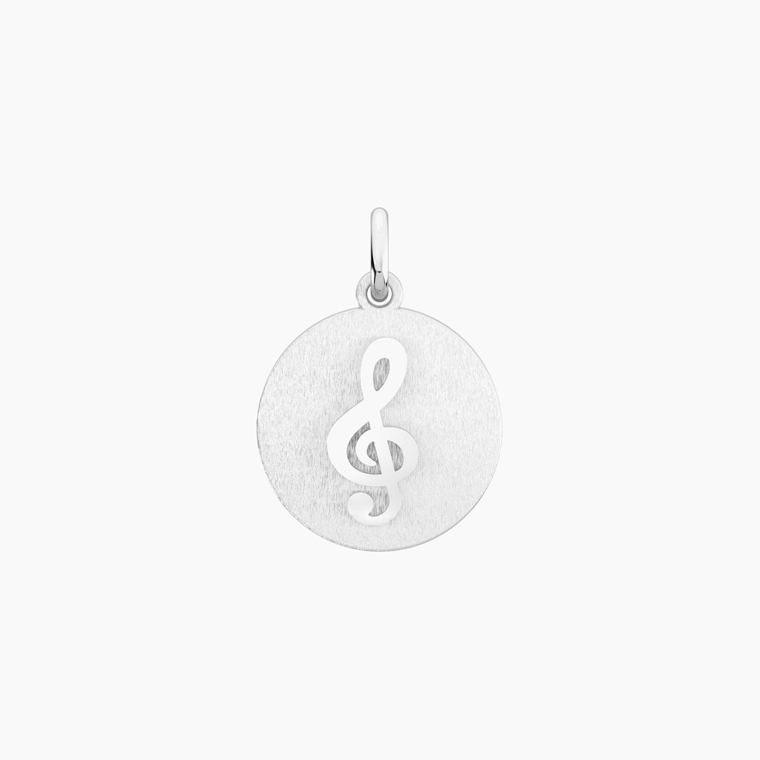 Ciondolo tondo musica con chiave di sol Kidult Ciondolo tondo musica con chiave di sol Kidult