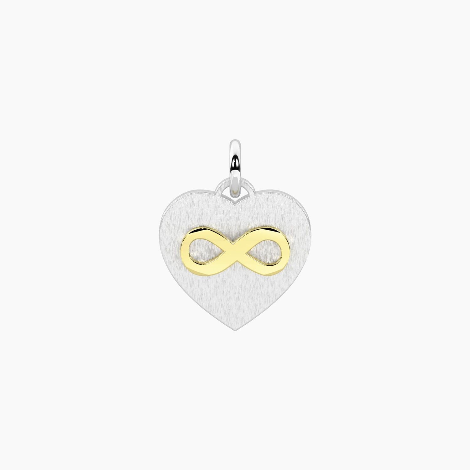 Ciondolo cuore con elemento infinito Kidult