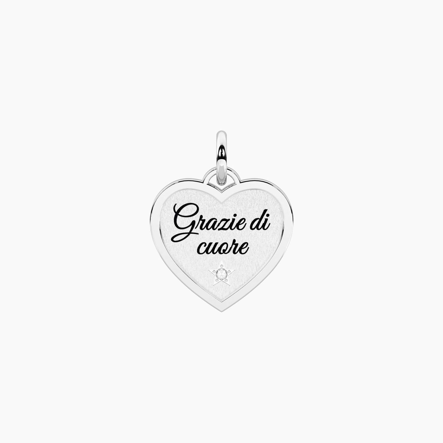Ciondolo con scritta grazie di cuore Kidult