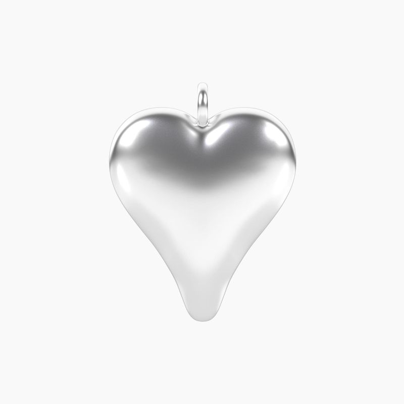 Ciondolo a forma di cuore allungato Kidult