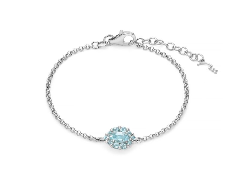 Bracciale in argento con Topazio a Goccia Miluna Bracciale in argento con Topazio a Goccia Miluna