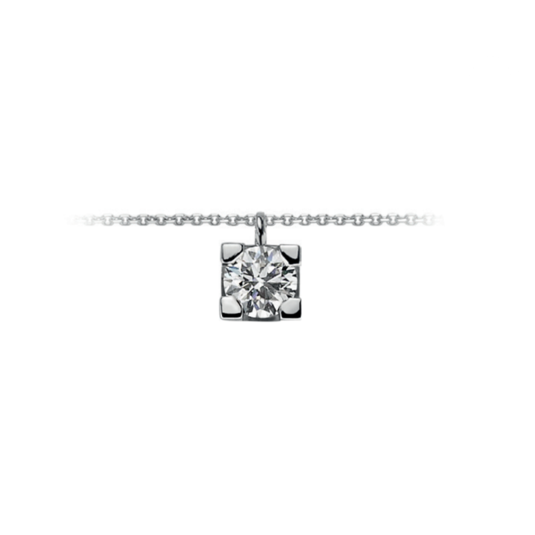 Collana PuntoLuce oro 9 carati e Diamanti OroGioia