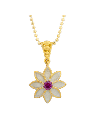Collana Royale mini rossa - Spadafora Gioielli Collana Royale mini rossa - Spadafora Gioielli