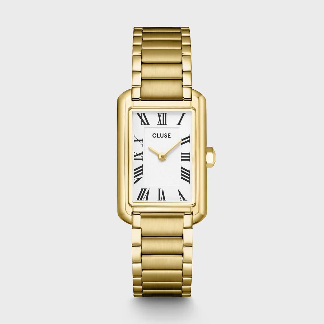 Orologio Cluse Donna Belisenna Watch Steel, White, Gold Colour