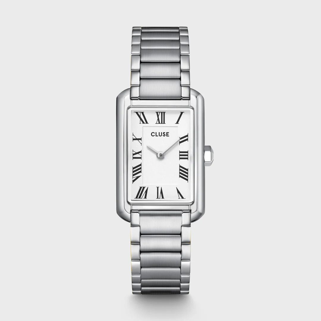Orologio Cluse Donna Belisenna Watch Steel, White, Silver Colour