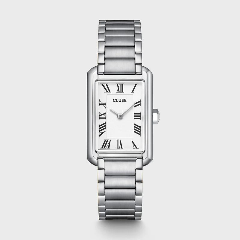 Orologio Cluse Donna Belisenna Watch Steel, White, Silver Colour