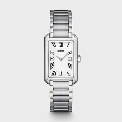 Orologio Cluse Donna Belisenna Watch Steel, White, Silver Colour