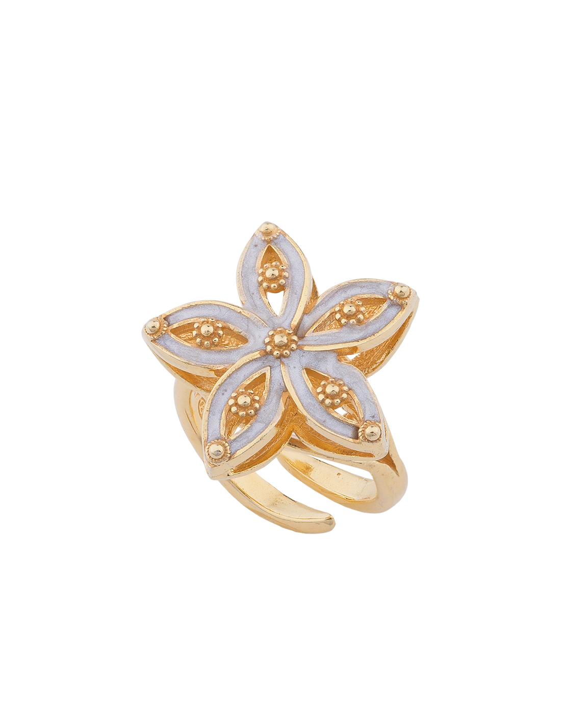Anello Royale polvere di perle small  - Spadafora Gioielli