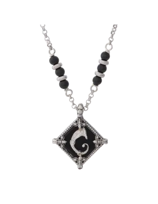 Collana rhombus Nera - Spadafora Gioielli Collana rhombus Nera - Spadafora Gioielli