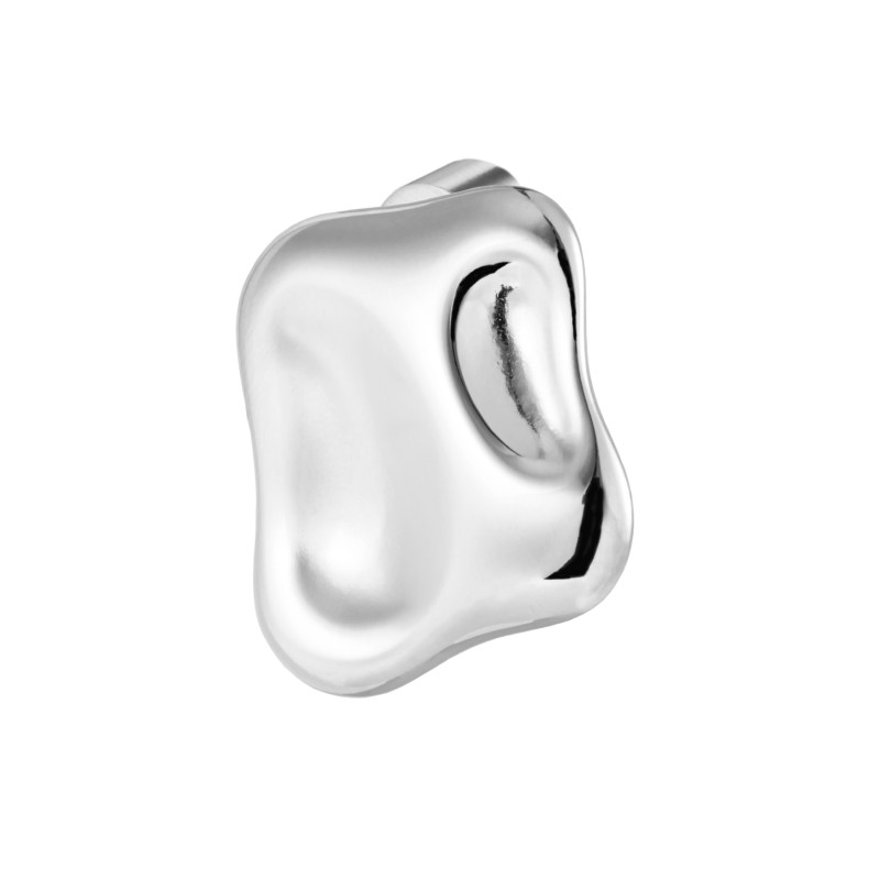 Orecchino a lobo quadrato irregolare  Marlu' - 33OR0086