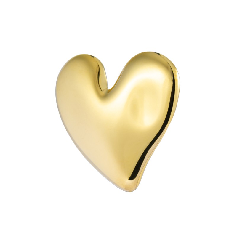 Orecchino a lobo cuore irregolare 2,1cm Marlu' - 33OR0087G