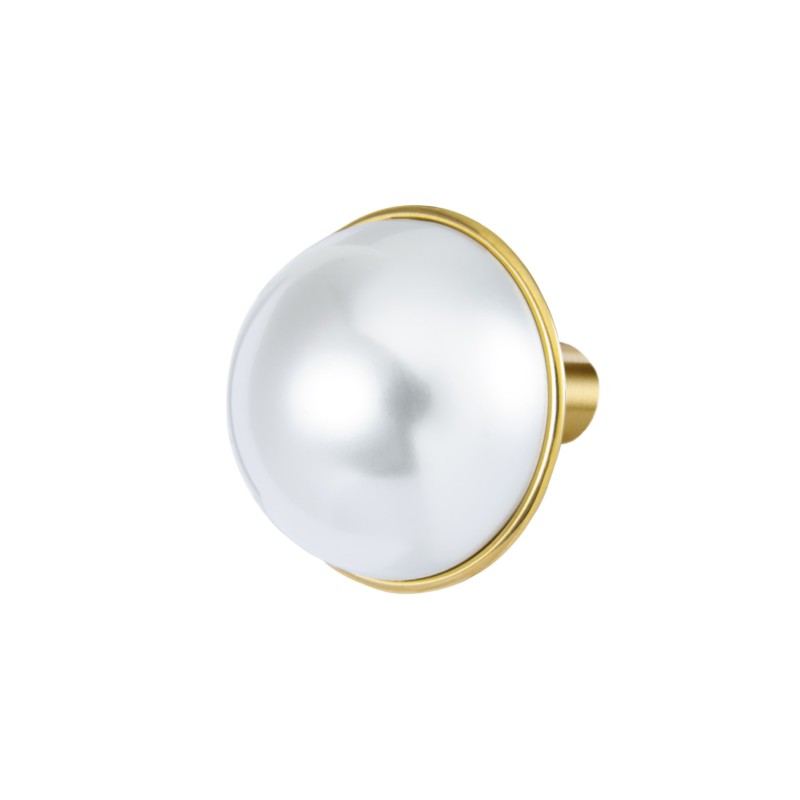 Orecchino a lobo con perla 1,1cm Marlu' - 33OR0093G-W