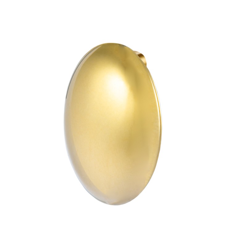 Orecchino a lobo bottone ovale 2,8cm Marlu' - 33OR0096G